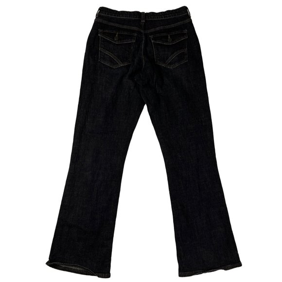 Lee Jeans Women's Sinfully Soft Boot Cut Denim 5-Pocket Dark Wash Blue 30/32 - Picture 10 of 13